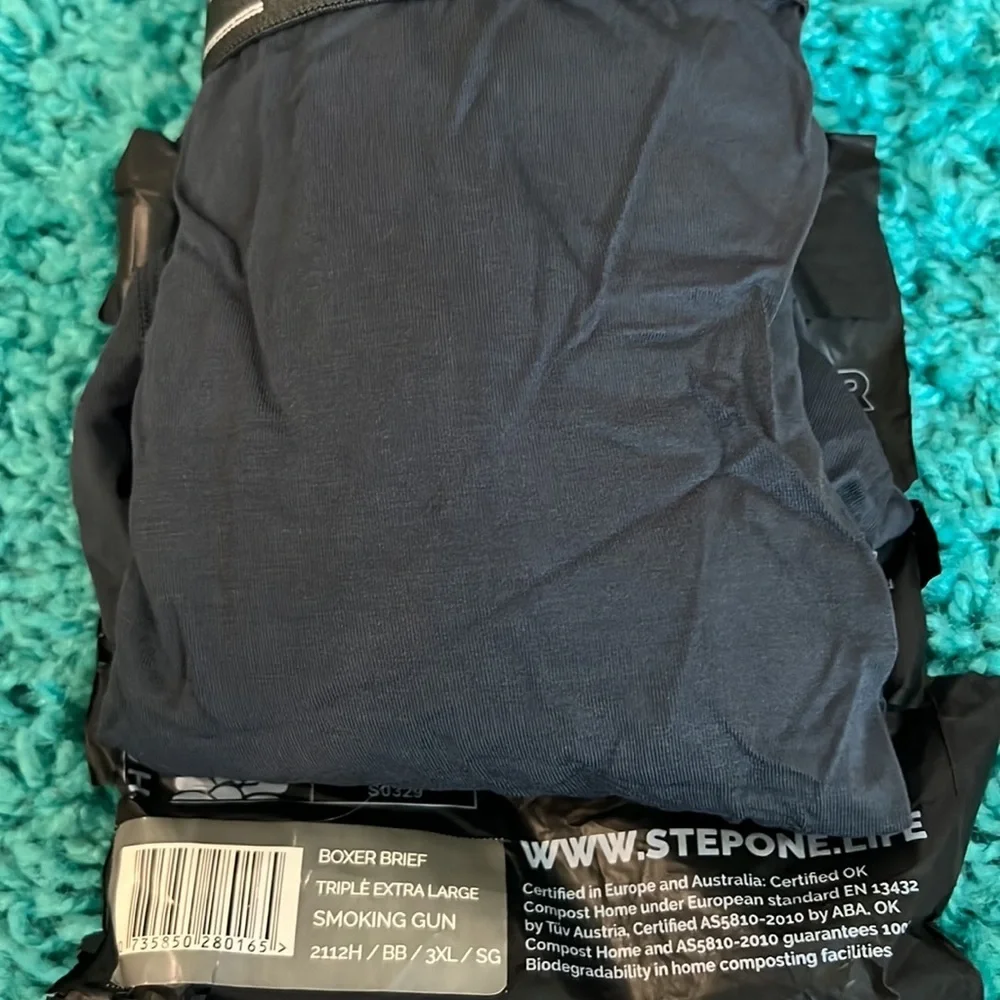 Step one boxer, brief, smoking gun 3XL New